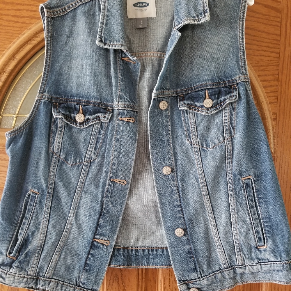 Old Navy denim vest